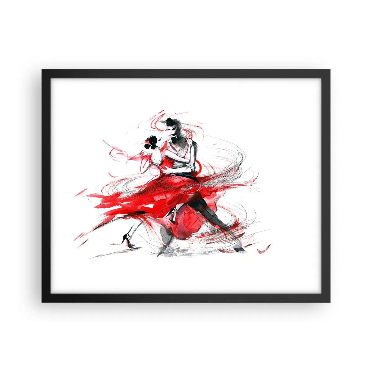 Poszter fehér keretben - Tango - a szenvedély ritmusa - 50x40 cm