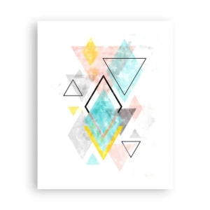 Poszter - Geometriai játék - 40x50 cm