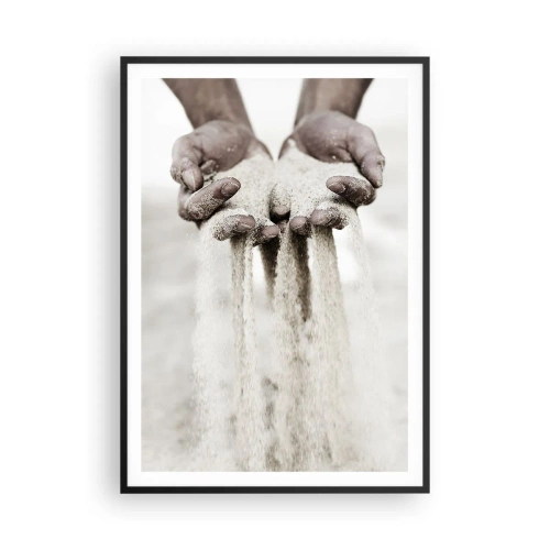 Poszter fehér keretben - Ezekkel a kezekkel... - 70x100 cm