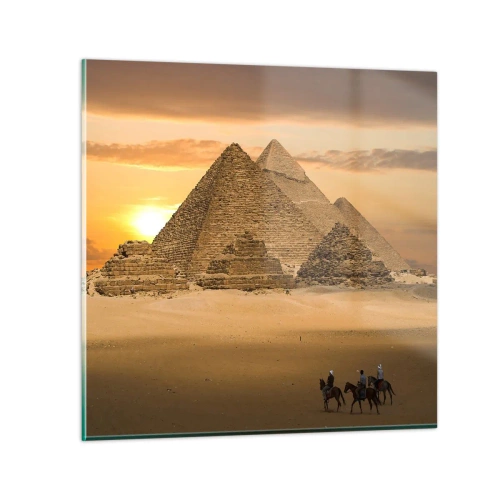 Üveg kép - Évezredek óta nincs változás - 30x30 cm