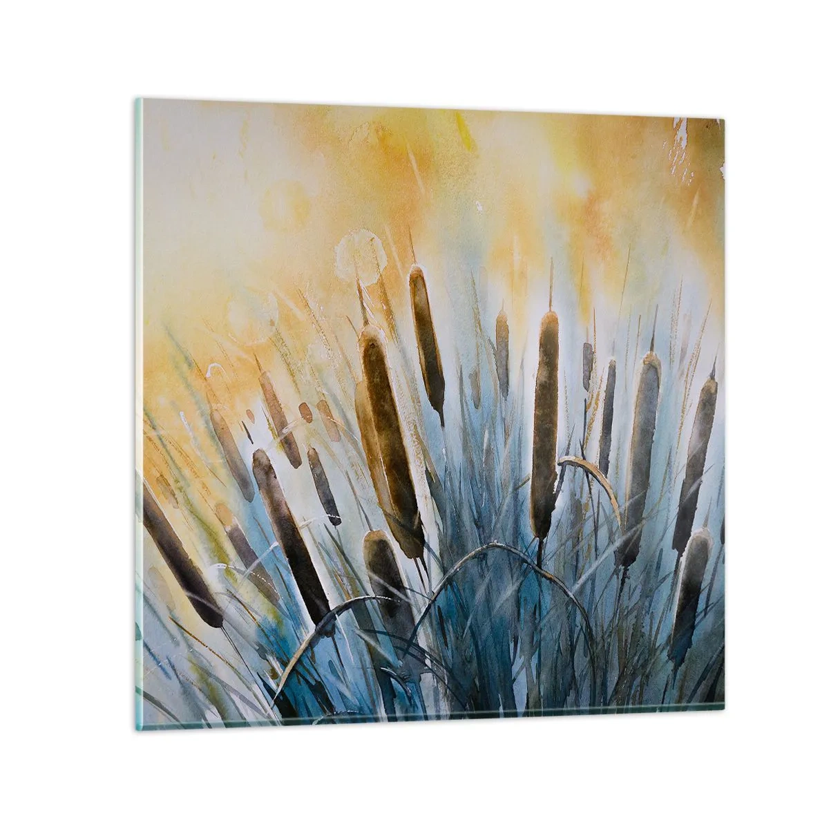 Üveg kép - A víz hűvössége, a nap melege - 40x40 cm