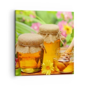 Vászonkép - Édes és virágos - 70x70 cm