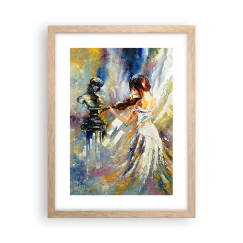 Poszter világos tölgy keretben - Újraélesztés érzéssel - 30x40 cm