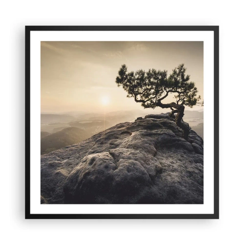 Poszter fehér keretben - Az élet mindig győz - 60x60 cm