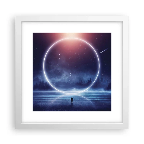 Poszter fekete keretben - Már itt vannak... - 30x30 cm