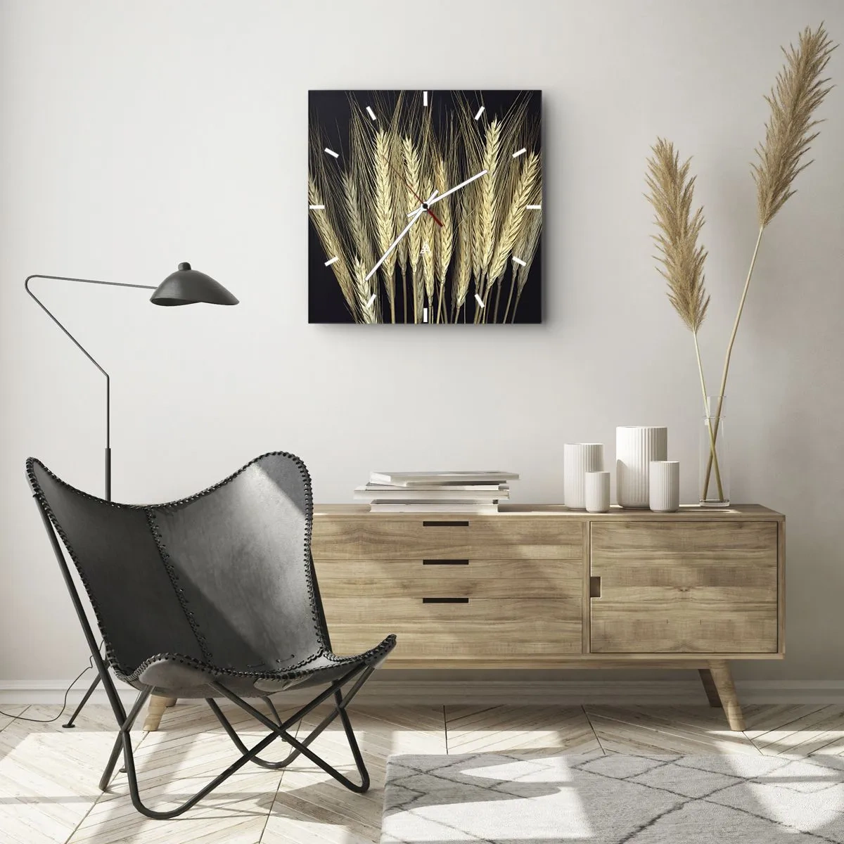 Falióra, Óra - Rusztikus varázslat - 30x30 cm