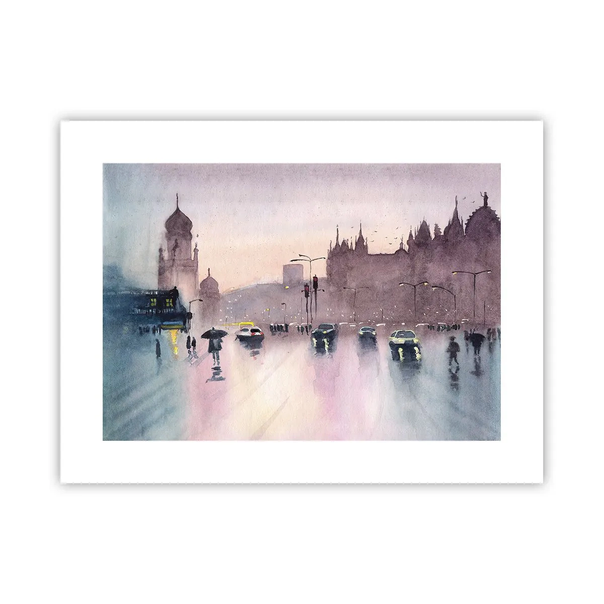 Poszter - Az esős ködben - 40x30 cm