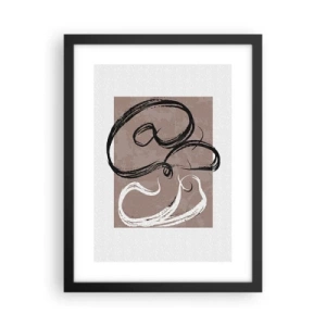 Poszter fehér keretben - Kompozíció - a teljesség keresése - 30x40 cm