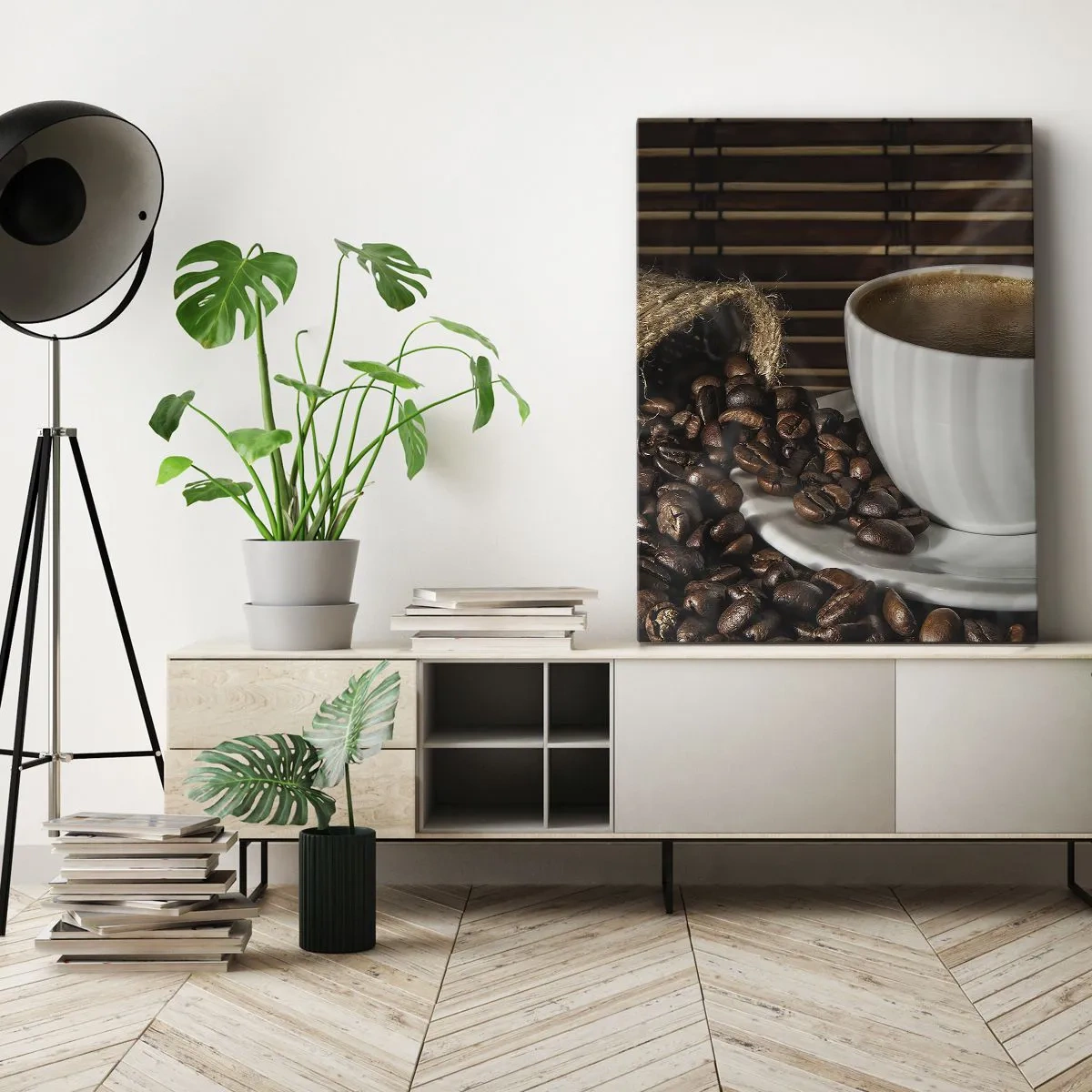 Vászonkép - A szén feketesége, a borostyán tisztasága - 50x70 cm