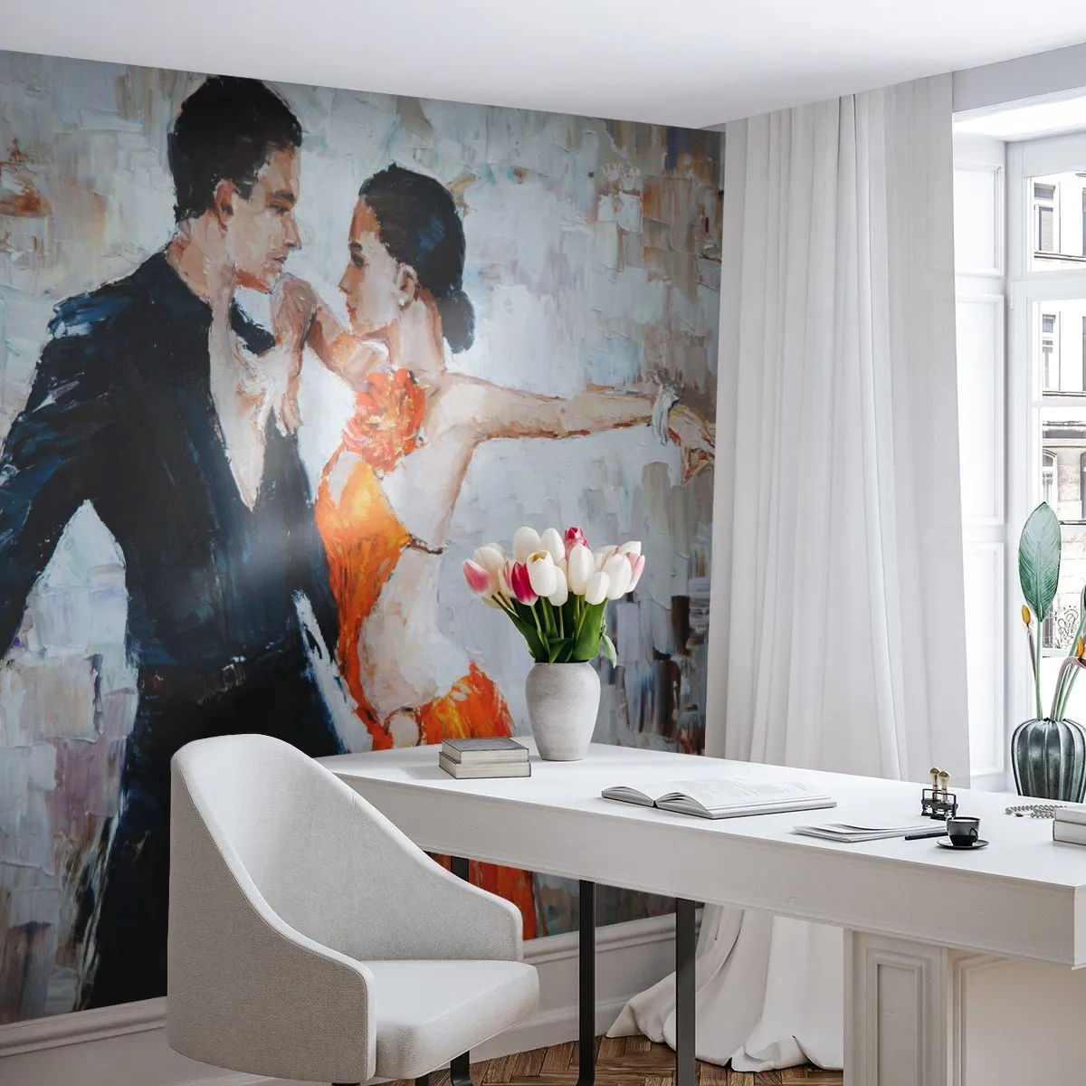 Öntapadós Fotótapéta Deluxe Sticker - Dirty dancing - Absztrakció, Tánc, Tangó - 300x210 cm