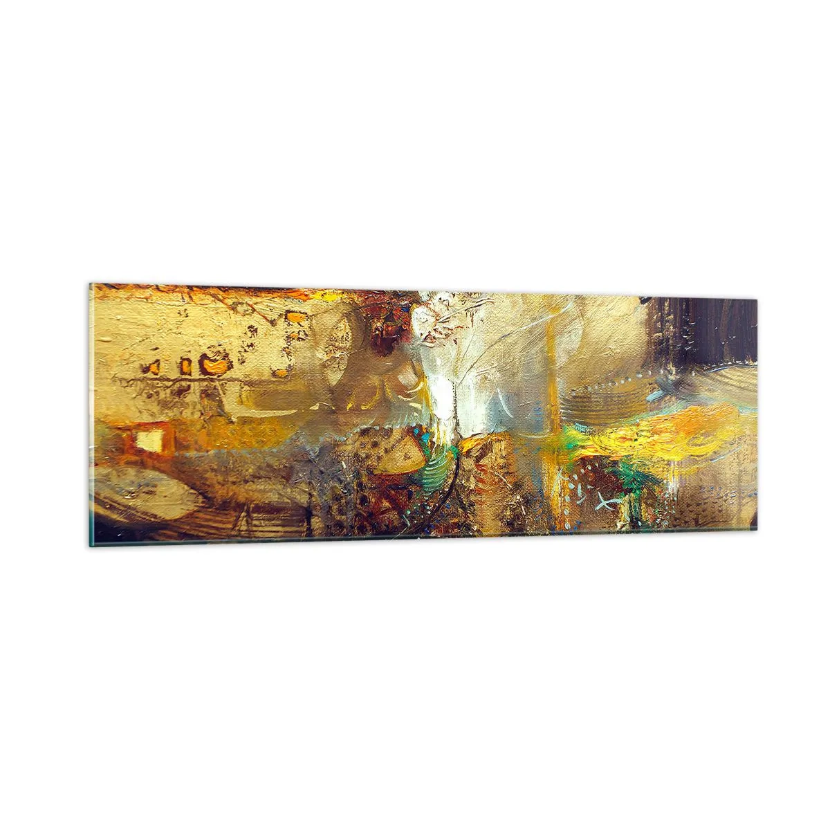 Üveg kép - Hideg, melegebb,meleg - 90x30 cm