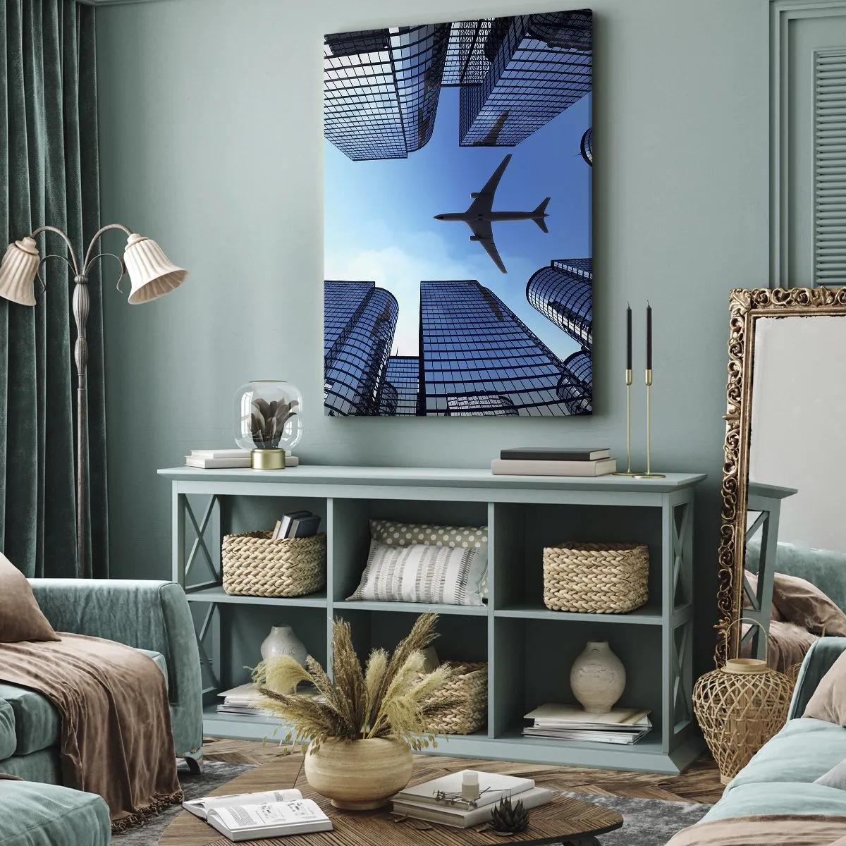 Vászonkép - Kilátás az üveg szurdokból - 50x70 cm