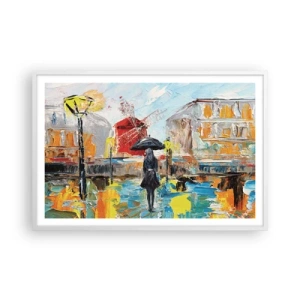 Poszter fekete keretben - Párizsi legendák - 91x61 cm