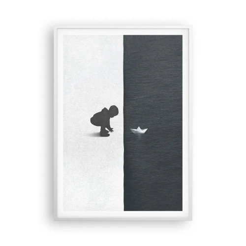 Poszter fekete keretben - Nagy utazás - 70x100 cm