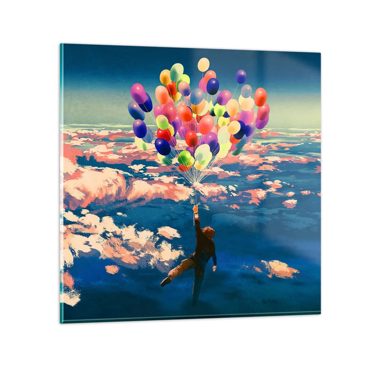 Üveg kép - Egy gyermekkori álom valóra vált - 40x40 cm