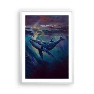 Poszter fekete keretben - Üdvözöllek a világomban - 50x70 cm