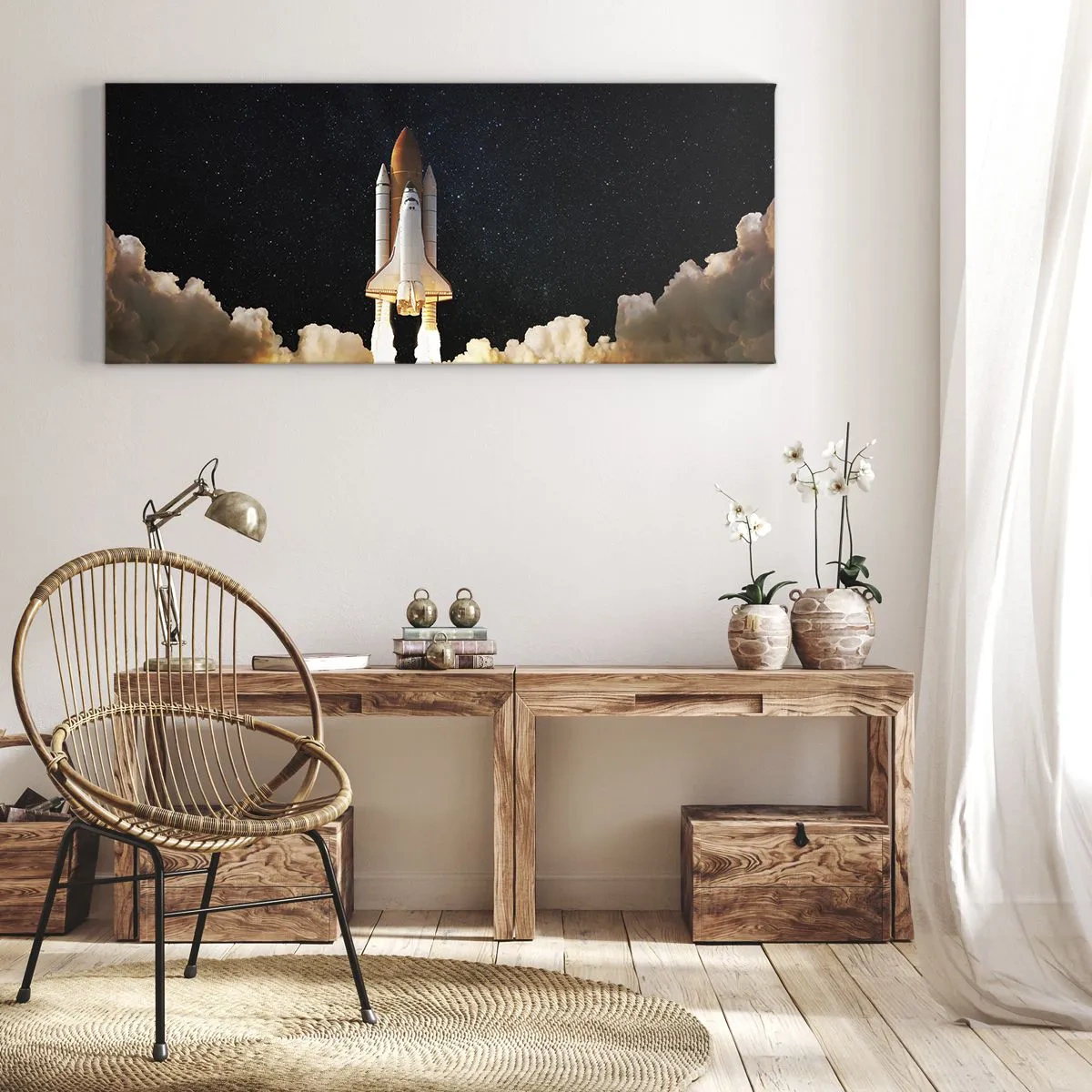 Vászonkép - Ad astra! - 120x50 cm