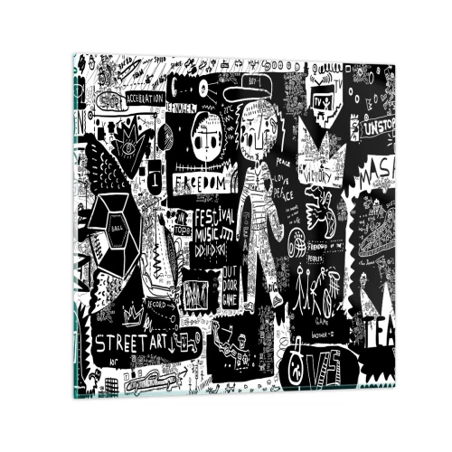 Üveg kép - A szellemi fiatalság törvényei és örömei - 30x30 cm