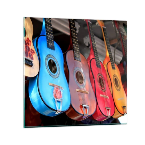 Üveg kép - Latin hangulat - 50x50 cm