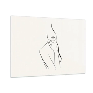 Üveg kép - A melankólia hulláma - 100x70 cm