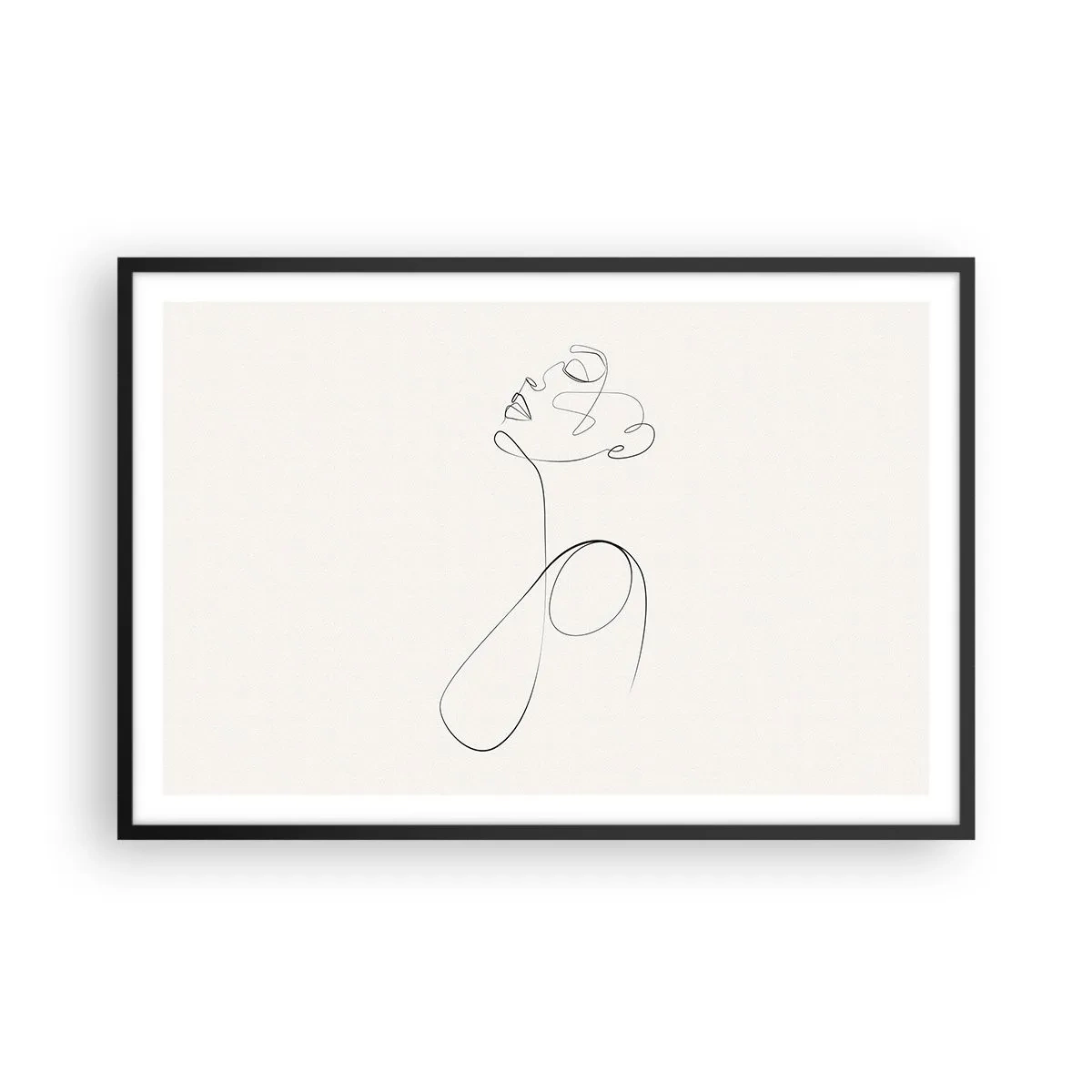 Poszter fehér keretben - Álmokban hurkolt - 91x61 cm