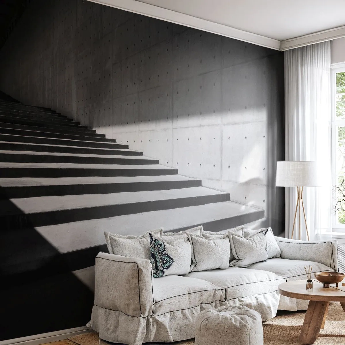 Fotótapéta Standard Eco - A modernizmus nyers szépsége - Ipari, Építészet, Lépcsők - 250x175 cm