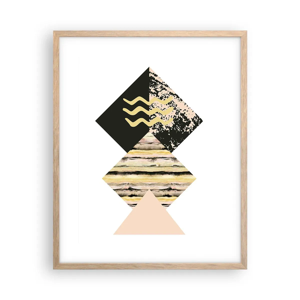 Poszter világos tölgy keretben - Nem olyan egyszerű - 40x50 cm