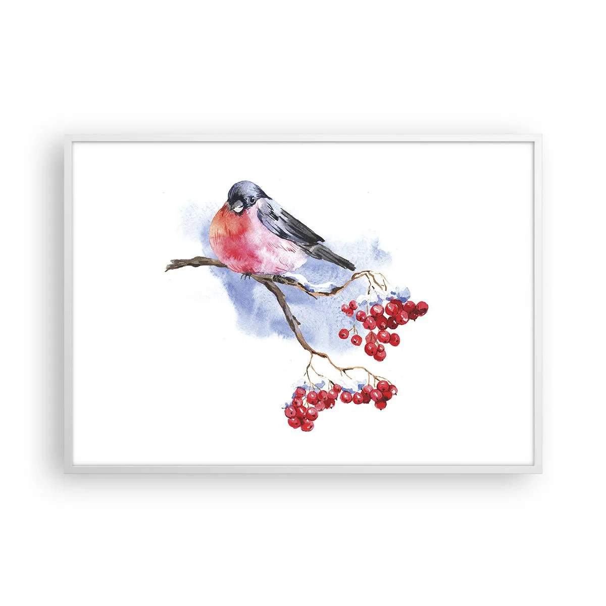 Poszter fekete keretben - Téli színben - 100x70 cm