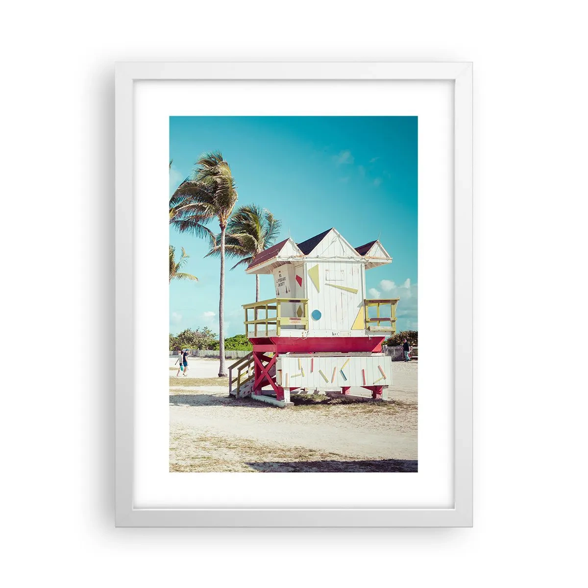 Poszter fekete keretben - Gyönyörű nap vár rád - 30x40 cm