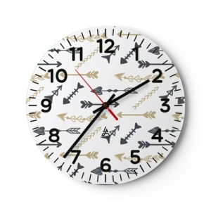 Falióra, Óra - Az íjász álma - 40x40 cm