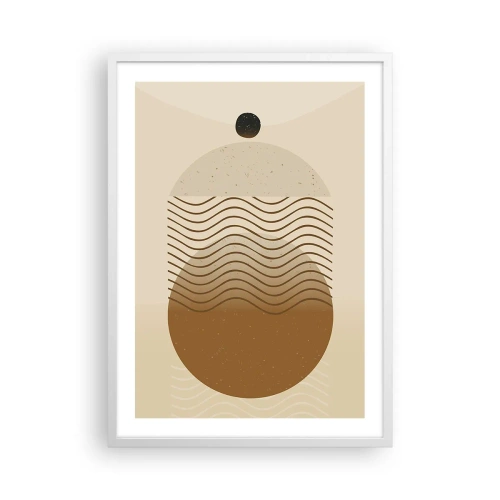 Poszter fekete keretben - A geometriai formák eredetéről - 50x70 cm