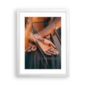 Poszter fekete keretben - Kapcsolatban a természettel - 30x40 cm