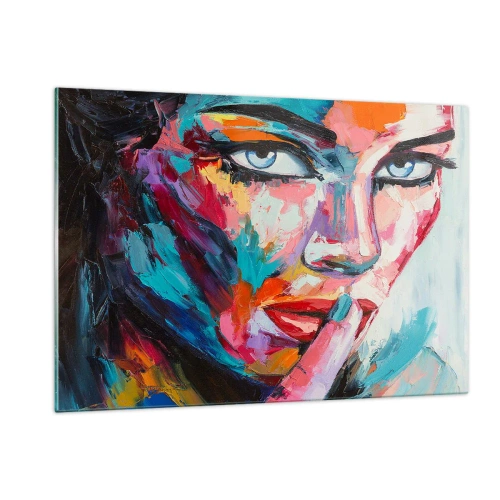 Üveg kép - Az első titkunk - 120x80 cm