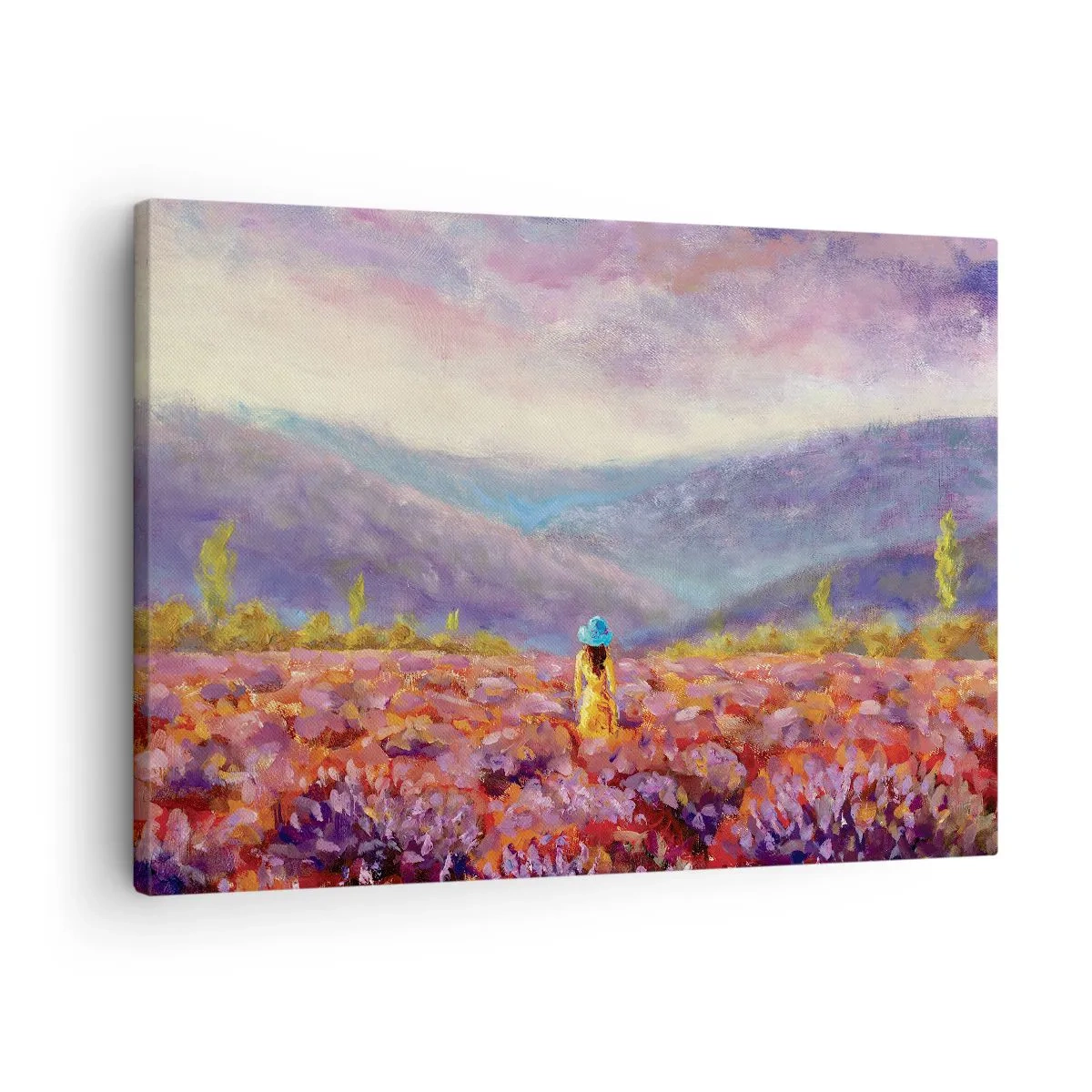 Vászonkép - A levendula világában - 70x50 cm