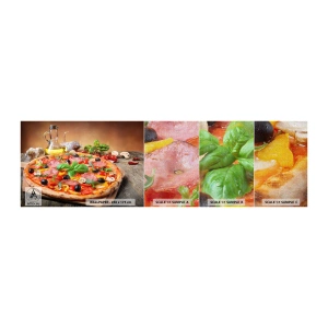 Fotótapéta Minta Premium Canvas - Igazi olasz ízzel - Gasztronómia, pizza, Olaszország - 100x30 cm