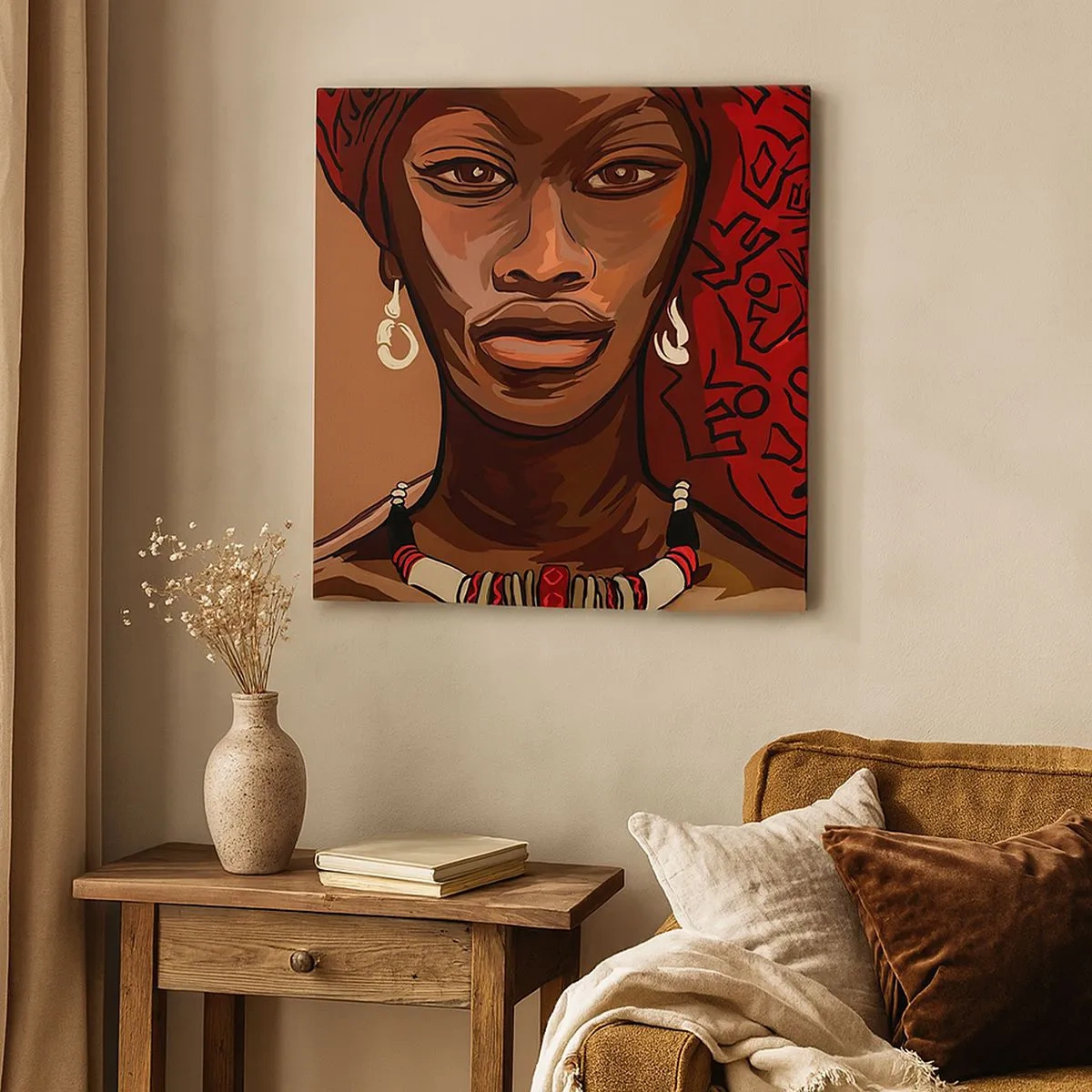 Vászonkép - Ébenfa Vénusz - 30x30 cm