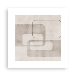 Poszter - Geometrikus fúga - 30x30 cm