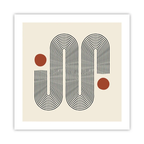 Poszter - Elejétől végéig - 50x50 cm