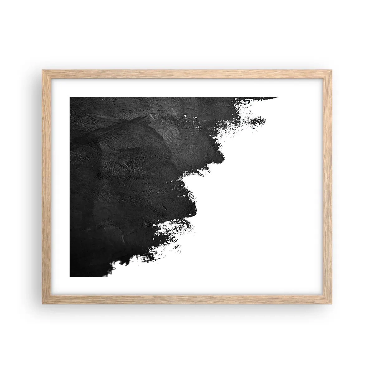Poszter világos tölgy keretben - Elemek: föld - 50x40 cm