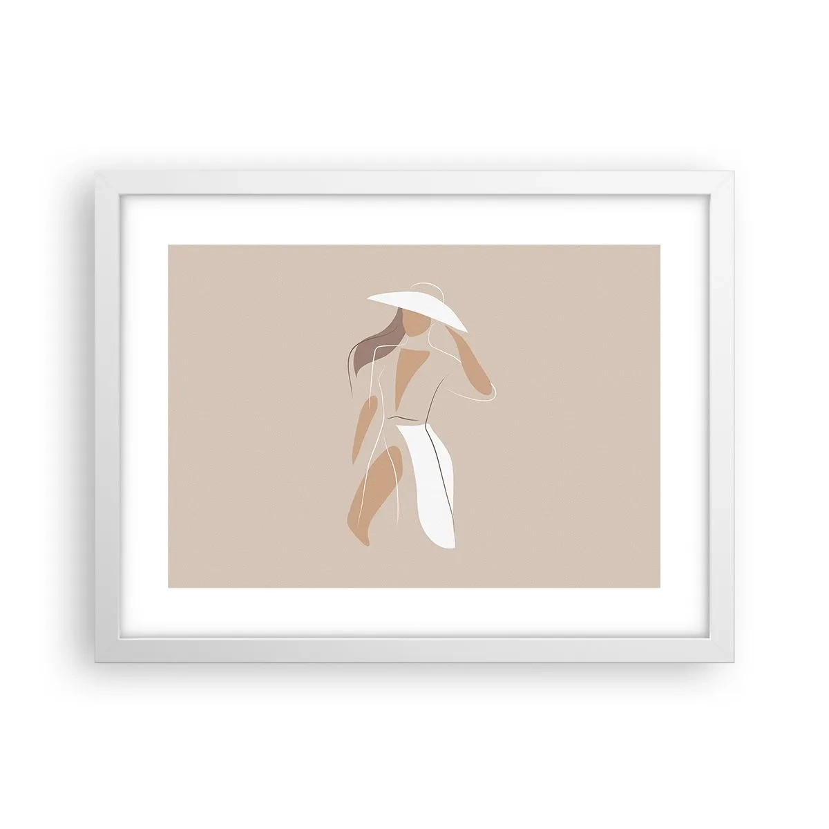 Poszter fekete keretben - A divat egy játék - 40x30 cm