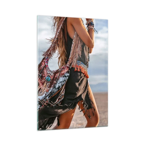 Üveg kép - Sámán párja - 70x100 cm