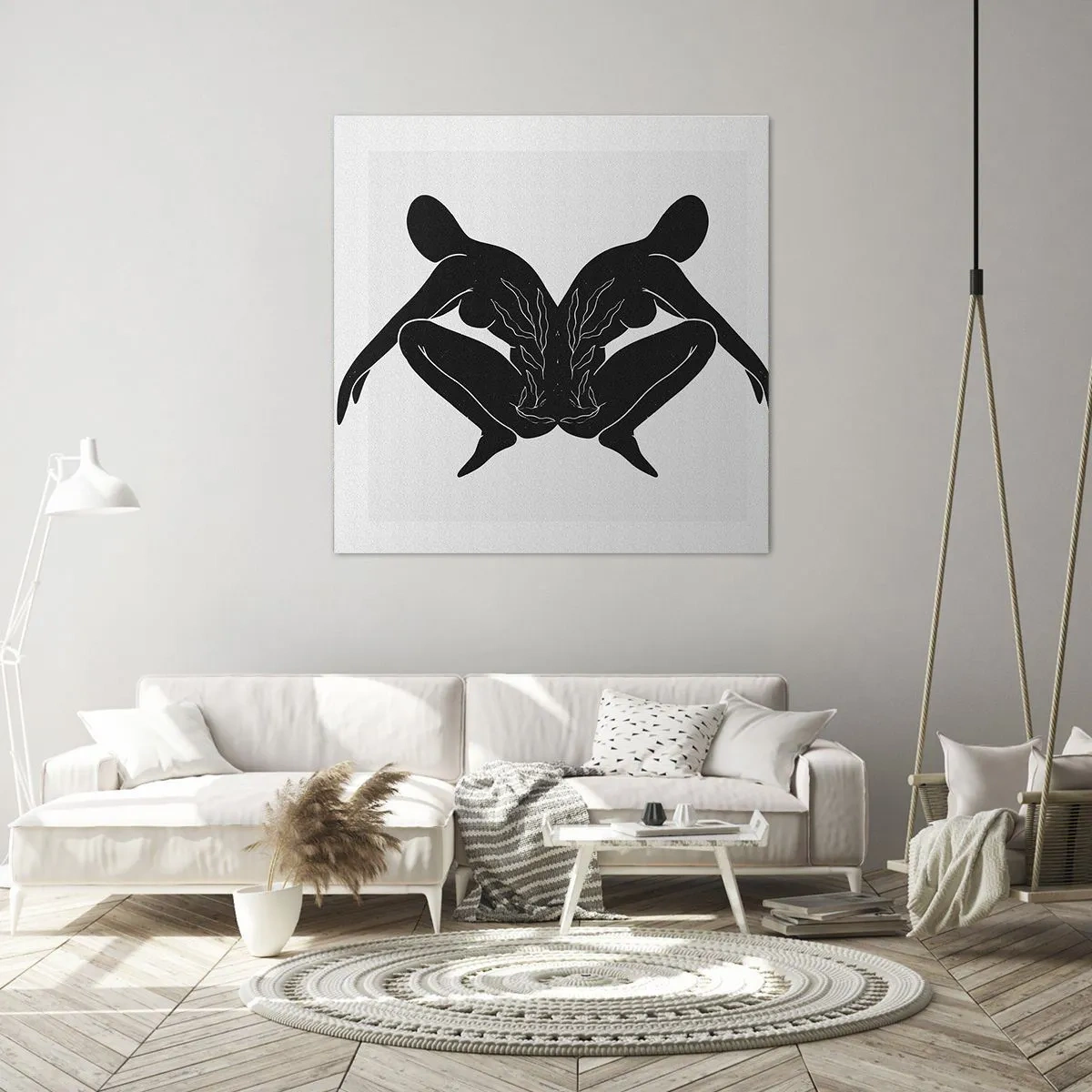 Vászonkép - Egy közös lélek - 70x70 cm