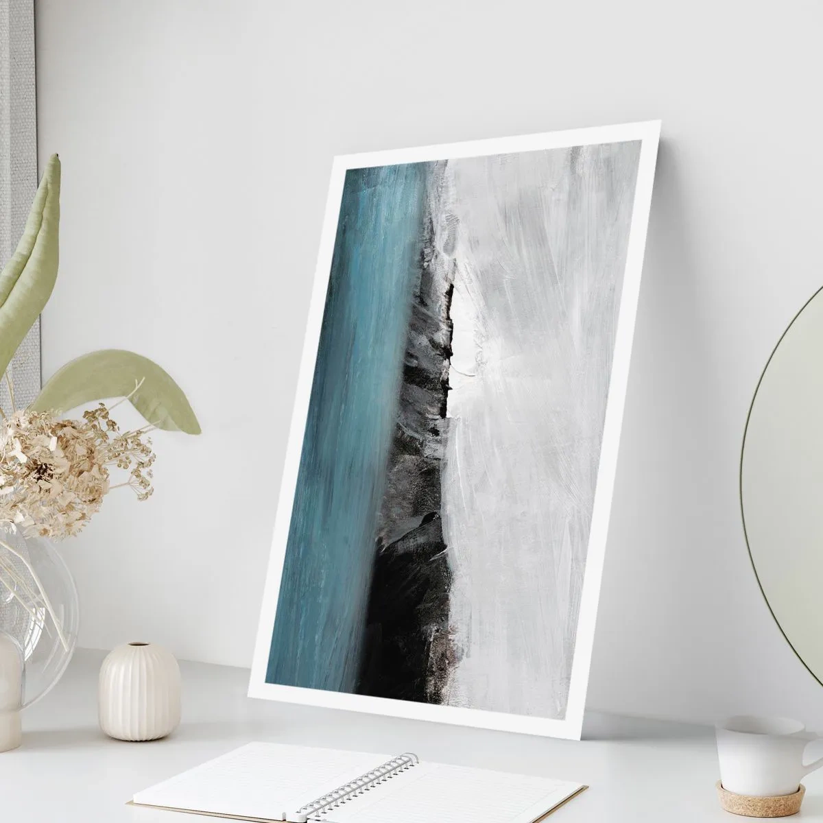 Poszter - Víz - föld: az elemek összecsapása - 70x100 cm