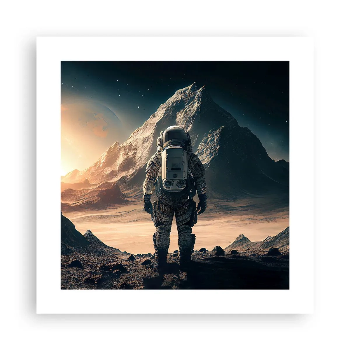 Poszter - Új kihívás - 40x40 cm