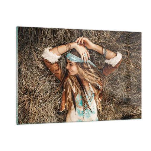 Üveg kép - Útban a szerelem nyara felé - 120x80 cm