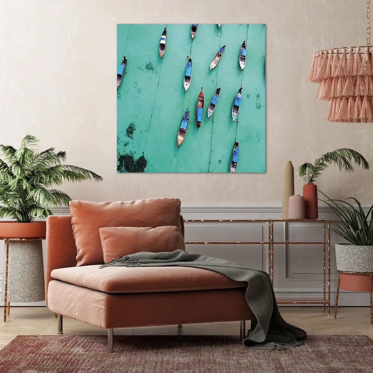Vászonkép - Örömteli várakozásban - 40x40 cm