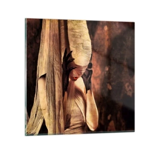 Üveg kép - A jó és a rossz között - 30x30 cm