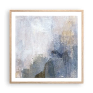 Poszter világos tölgy keretben - Színtónusok és akkordok - 60x60 cm