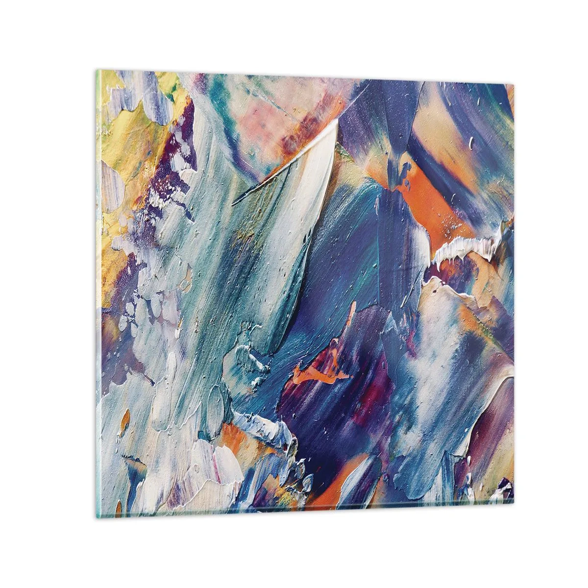 Üveg kép - Színkavalkád - 70x70 cm