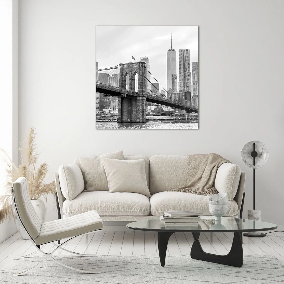 Üveg kép - New York-i hangulat - 50x50 cm